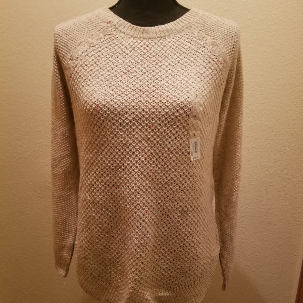 NWT So women's crew neck sweater
